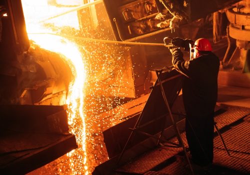 Man working in a Foundry
